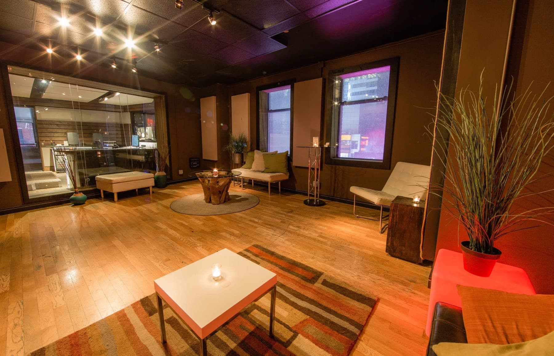 The live room at Quad Recording Studios