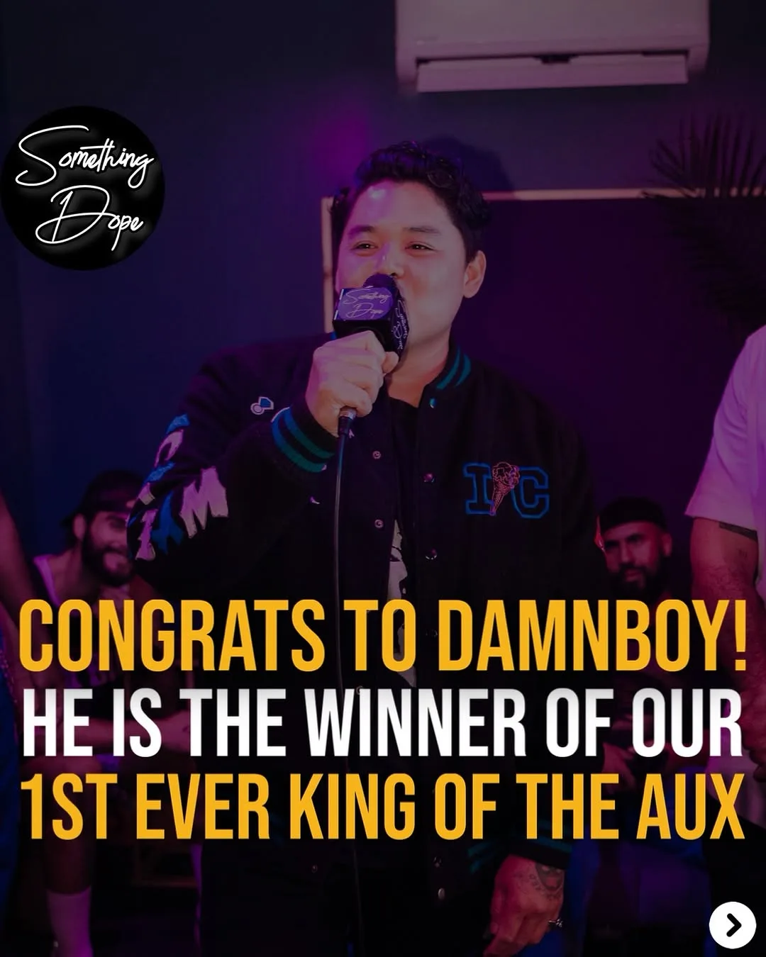 @damnboymusic, crowned King of the Aux in August 2024