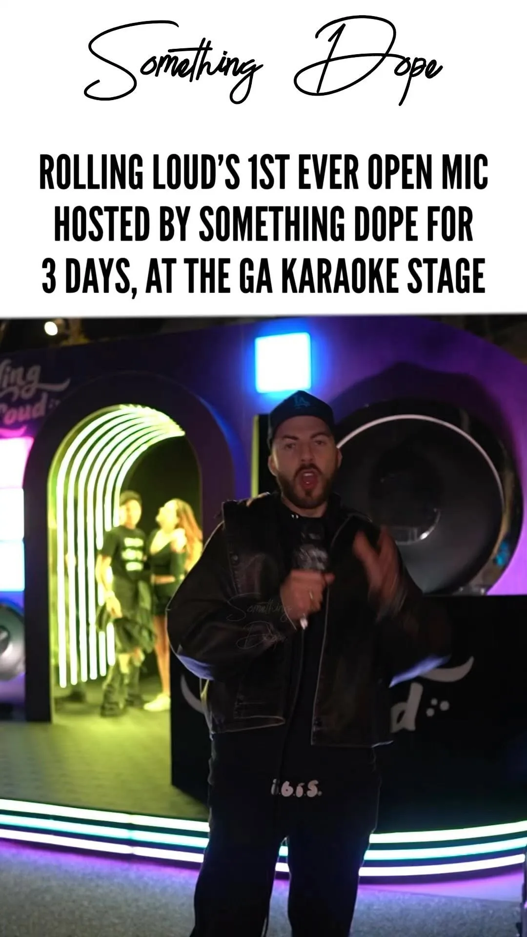 Rolling Loud's first ever open mic stage