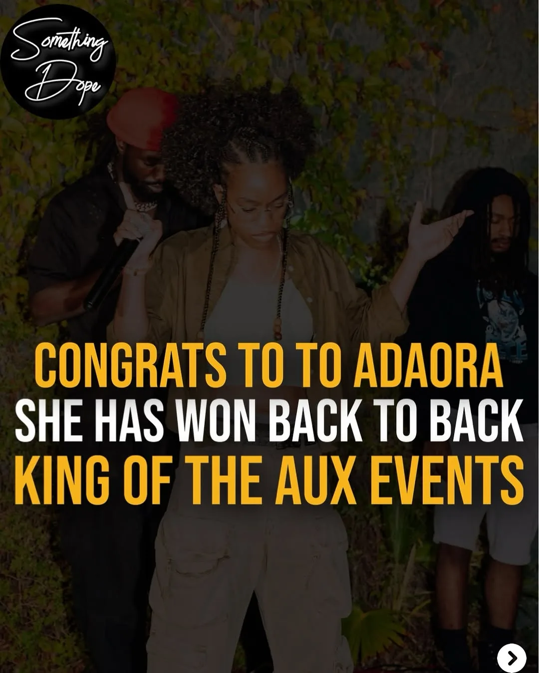Ada di Adaora, crowned Queen of the Aux in October 2024