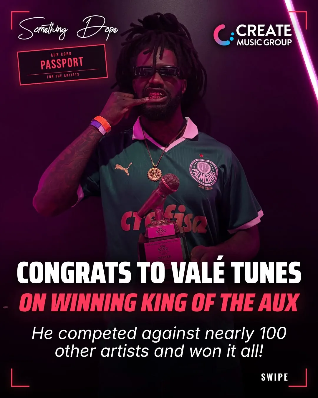@valextunes, crowned King of the Aux in July 2026
